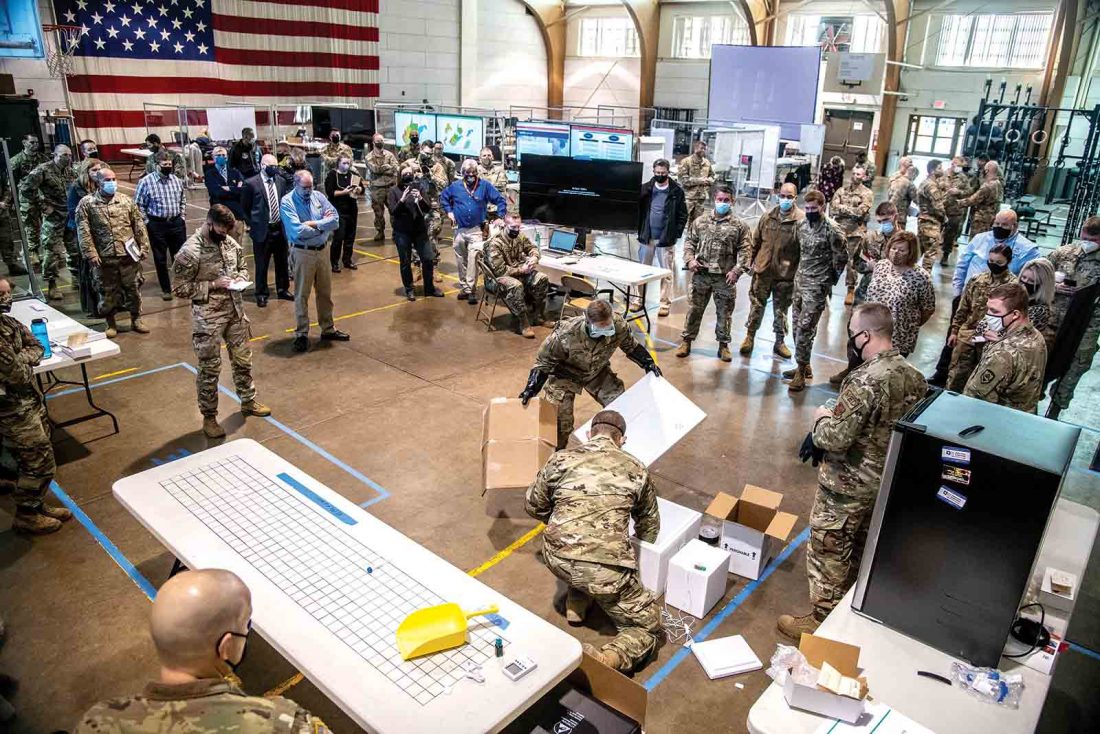 Large-scale drill held for vaccine distribution in West Virginia | News, Sports, Jobs - Vimarsana News